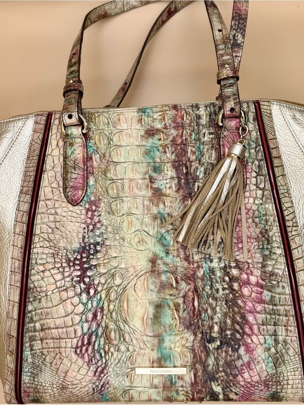 Brahmin Camila Amethyst Celestine Tote